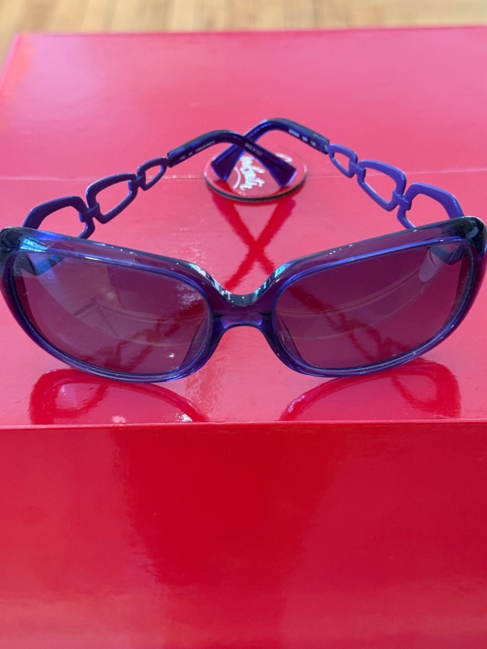 Pucci Women’s Purple Fashion Sunglasses Designer Style made in Italy great cond